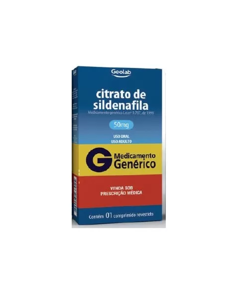 CITRATO DE SILDENAFILA 50MG C/1 COMP(60)