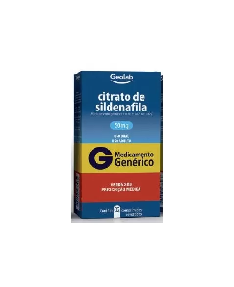 CITRATO DE SILDENAFILA 50MG CX C/2 COMP