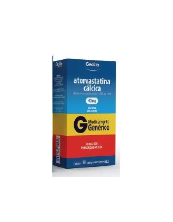 ATORVASTATINA CALCICA 40MG C/ 30