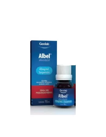 ALBEL SUSP 40MG/ML FR 10ML(ALBENDAZOL)60