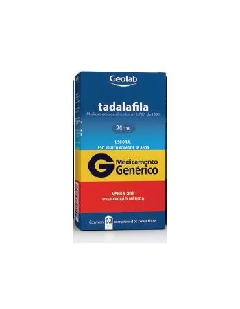 TADALAFILA 20MG C/ 2 CPR