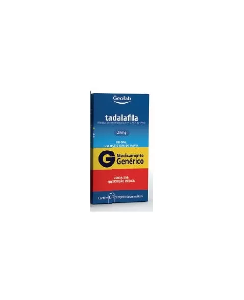 TADALAFILA 20MG C/ 4 CPR