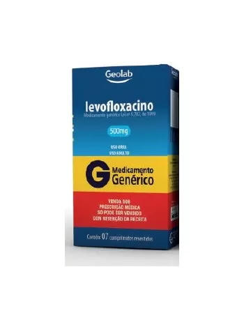 LEVOFLOXACINO 500MG C/7 COMP*