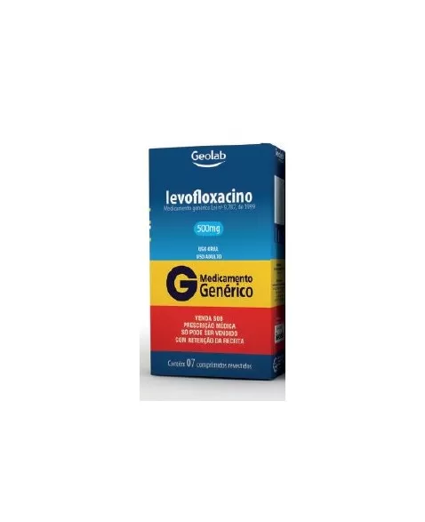 LEVOFLOXACINO 500MG C/7 COMP*