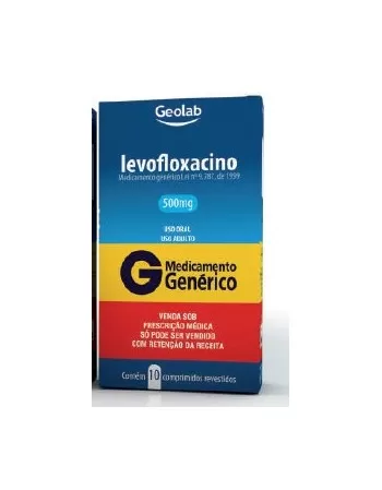 LEVOFLOXACINO 500MG C/10 COMP*