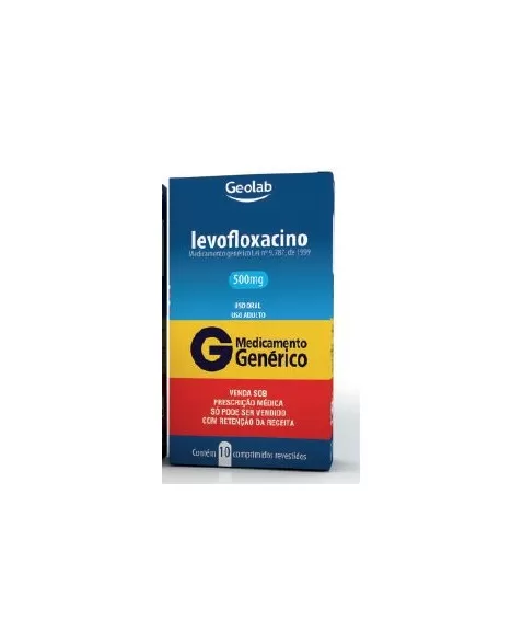 LEVOFLOXACINO 500MG C/10 COMP*