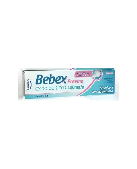 BEBEX PREVINE 200MG CR C/45G(OXIDO DE ZI