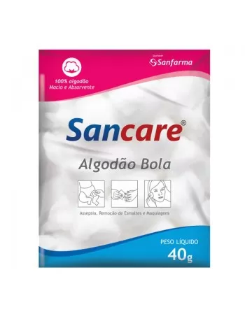 ALGODAO BOLA 40G SANCARE