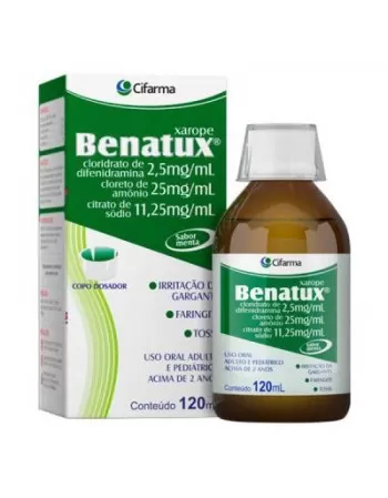 BENATUX/DIFENID+ASSO XPE 120ML MENTA