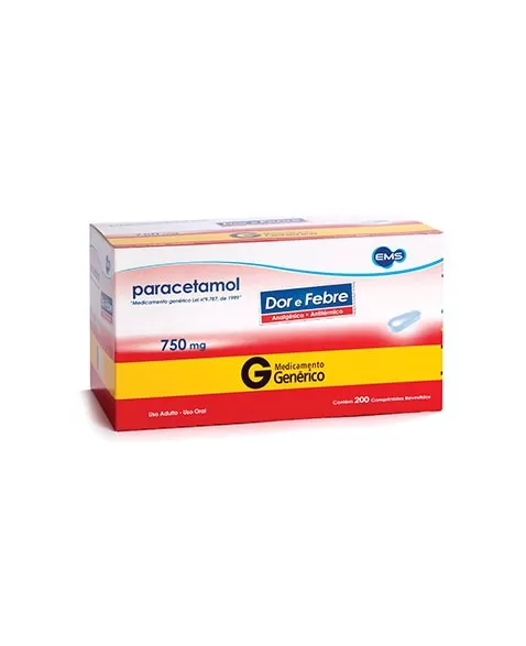 PARACETAMOL 750MGC/200(COMP REV(CART50X4