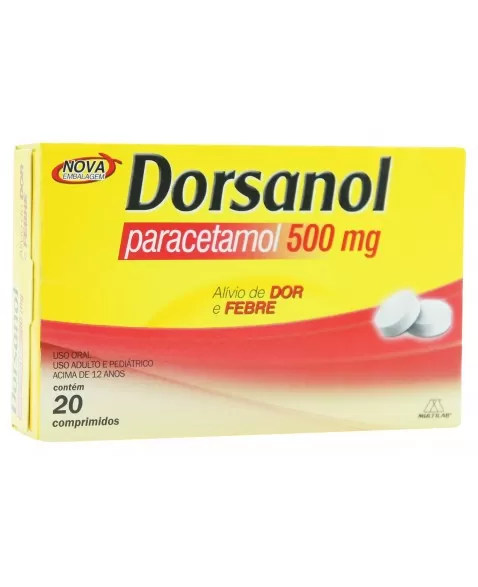 DORSANOL 500MG C/20 COMP(88)(PARACETAMOL