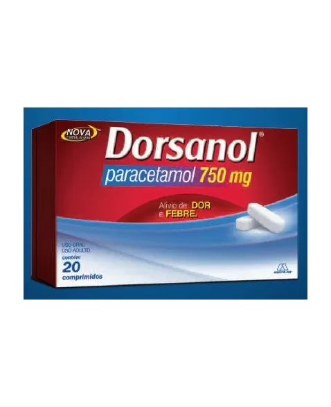 DORSANOL 750MG 20 COMP(PARACETAMOL)(108)