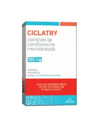 CICLATRY 500MG C/14 COMP(CIPROFLOXACINO)