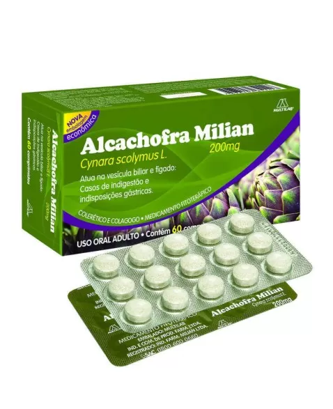 ALCACHOFRA MULTILAB 200MG C/60 COMP (84)