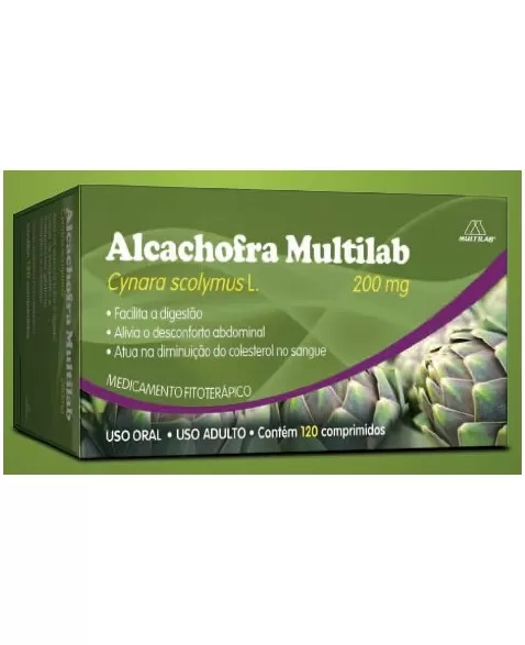 ALCACHOFRA MULTLAB 200MG C/120 COMP(36)