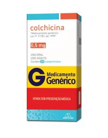 COLCHICINA 0,5MG 20 CPRS GEN