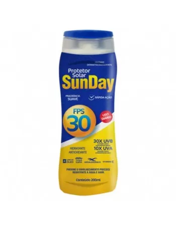 PROT SOLAR FPS 30 1/3 UVA 200ML SUNDAY