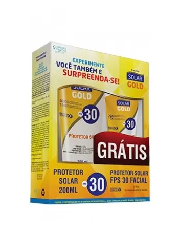 KIT PROT SOLAR GOLD FPS 30 200ML + PROT