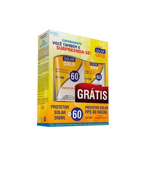 PROT SOLAR GOLD 200ML+FACIAL 50ML FPS 60