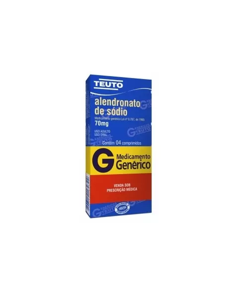 ALENDRONATO DE SODIO 70MG COMP C/4 GEN