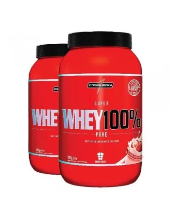 BS SUPER WHEY 100% MORANGO 907G