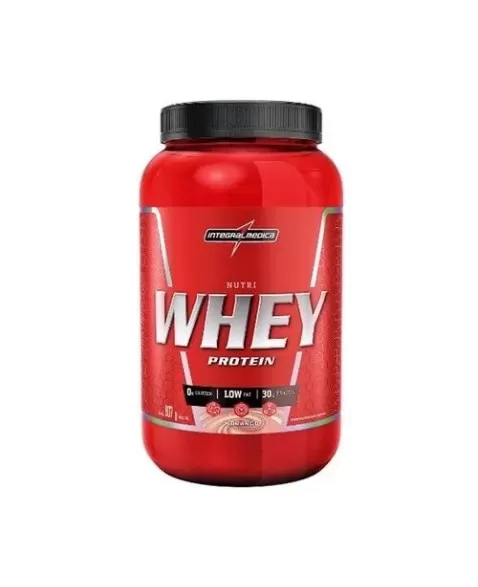 NUTRI WHEY PROTEIN POTE 907G MORANGO