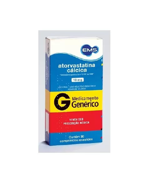 ATORVASTATINA CALCICA 10MG C/30 COMP(48