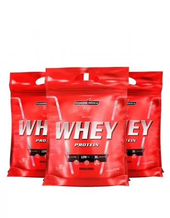 NUTRI WHEY MORANGO POUCH 907G