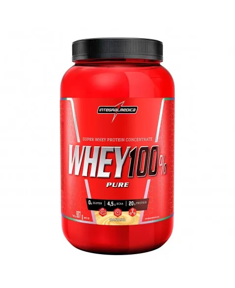 WHEY 100% PURE POTE 907G BANANA