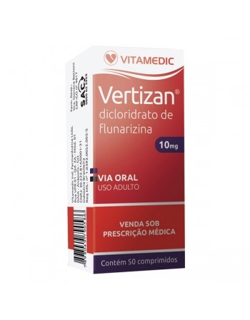 VERTIZAN 10MG C/50 CPR (FLUNARIZINA)