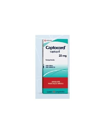 CAPTOCORD 25MG C/30 COMP (CAPTOPRIL)200)