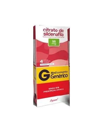 CITRATO DE SILDENAFILA 50MG C/4 COMP(60)