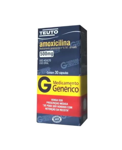 AMOXICILINA 500MG CAPS C/30 GEN PVDC