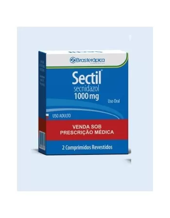 SECTIL 1000MG COMP REV C/2 (SECNIDAZOL)