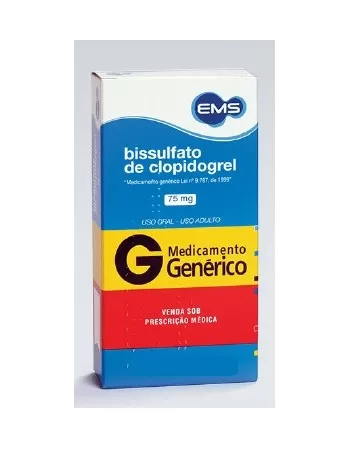 BISSULFATO CLOPIDOGREL 75MG C/28 COMP(56