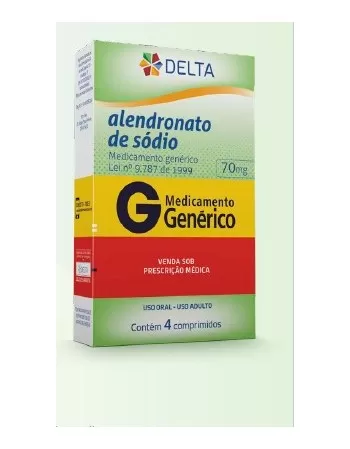 ALENDRONATO DE SODIO 70MG 1BLPT X4 CPR