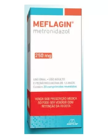 MEFLAGIN 250MG C/ 20 (MEPRONIDAZOL)