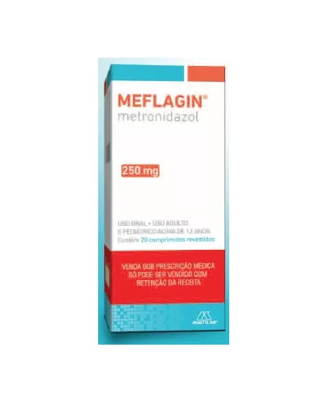 MEFLAGIN 250MG C/ 20 (MEPRONIDAZOL)