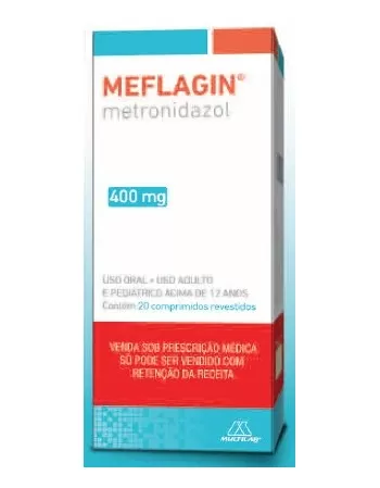 MEFLAGIN 400MG C/ 20 (MEPRONIDAZOL)