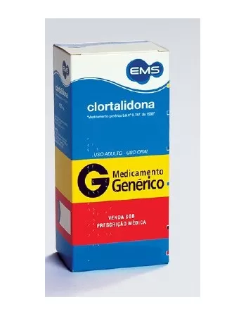 CLORTALIDONA 50 MG COM 30 COMPRIMIDOS