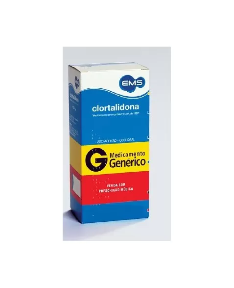 CLORTALIDONA 50 MG COM 30 COMPRIMIDOS