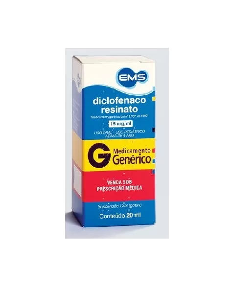 DICLOFENACO RESINATO GTS 20ML(100)