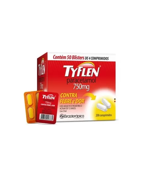 TYFLEN 750MG C/200 50BLT(PARACETAMOL)16