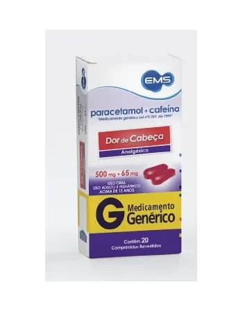 PARACETAMOL+CAFEINA C/20COMP (48)