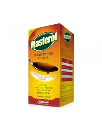 MASFEROL 25MG 100ML (SULFATO FERROSO)