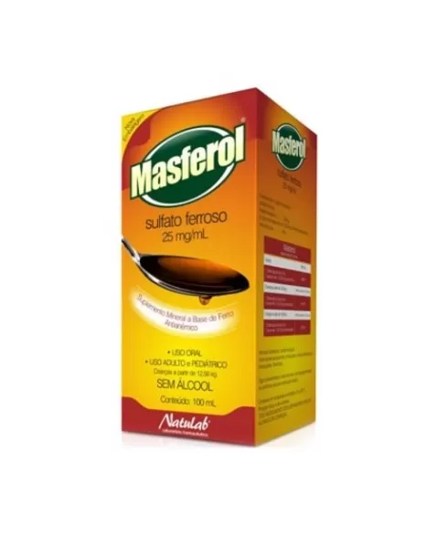 MASFEROL 25MG 100ML (SULFATO FERROSO)