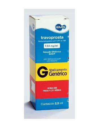 TRAVOPROSTA 0,04MG/ML SOL. OFT 2,5ML(100