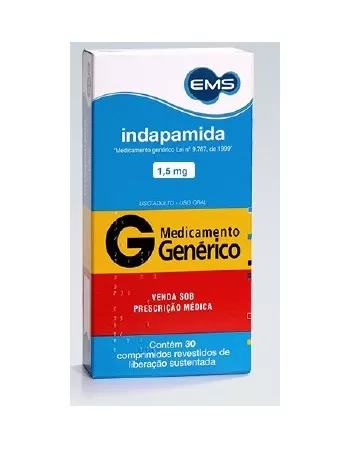 INDAPAMIDA 1,5MG 3BLT C/10 COM REV - LG