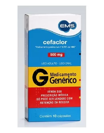 CEFACLOR 500MG C/10 CAPS(48) RDC Nº20*