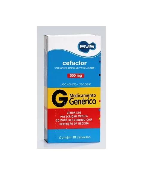 CEFACLOR 500MG C/10 CAPS(48) RDC Nº20*